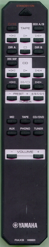 YAMAHA V4999200 RAX9 Genuine OEM original Remote