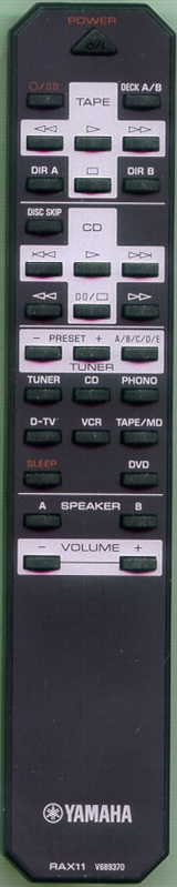 YAMAHA V6893700 RAX11 Genuine OEM original Remote