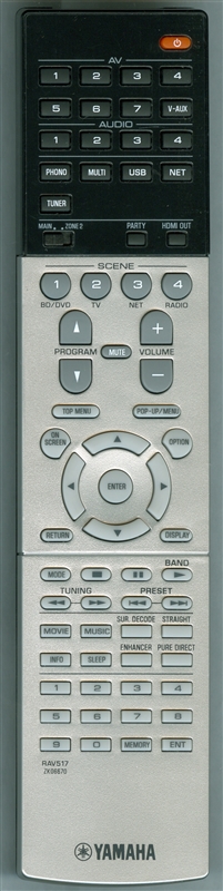 YAMAHA ZK066700 RAV517 Genuine OEM original Remote