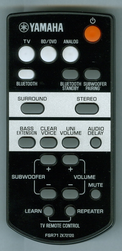 YAMAHA ZK721200 FSR71 Genuine OEM original Remote