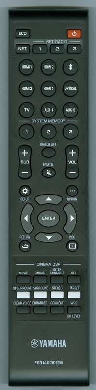 YAMAHA ZR152500 FSR145 Genuine OEM original Remote