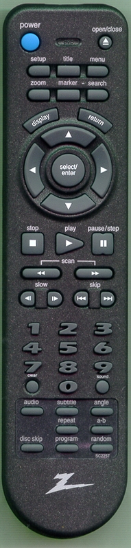 ZENITH 924-10093 SC225T Genuine  OEM original Remote