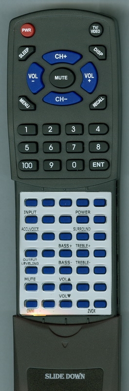 ZVOX OMNI replacement Redi Remote