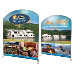 78" Curved Modular Display Double Sided Replacement Prints Only