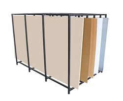 5-Bay Vertical Sheet Rack/ Substrate Storage Rack