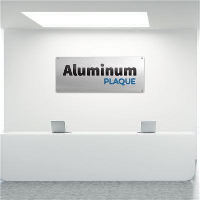 Custom Aluminum Plaque Lobby Sign Kit