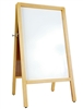 A-Frame Wooden Sidewalk White Marker Board Easel