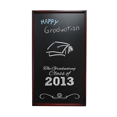 Wood Framed Chalkboard 24"x47"