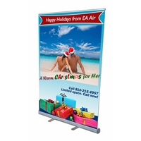 57" Roll Up Retractable Banner Stand