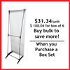 24" x 63" H Banner Stand