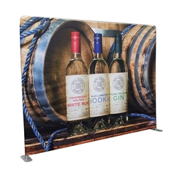 10 ft Straight Tube Display With Fabric Print