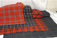 tartan fabric acrylic flashes