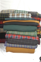 tartan fabric wool blend