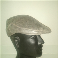 Leather Flat Cap