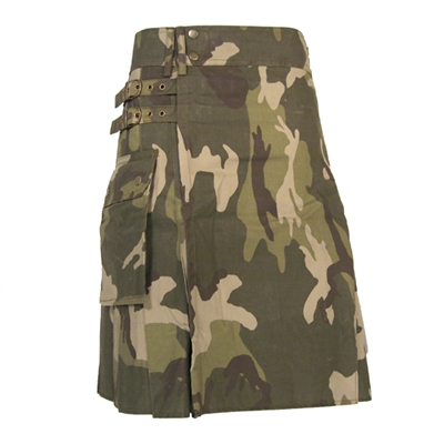 Green Camo kilt