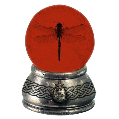 Outlander Dragonfly in Amber paperweigh