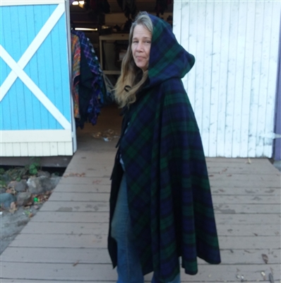 tartan cloak