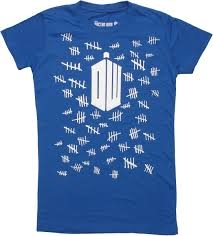 Dr Who - Tally Marks -T-shirt