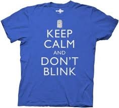 Dr Who - KEEP CALM AND DONT BLINK  -T-shirt