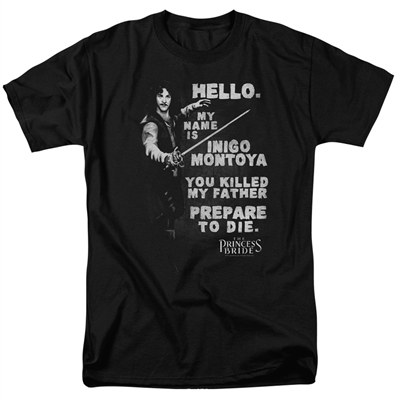 Hello My Name is Inago Montoya Princess Bride t shirt