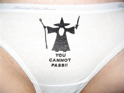 you cannot pass undies