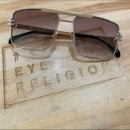 Eye Religion Lunetz 001 18kt Sunglasses