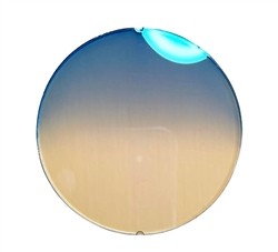 Blue Gradient Champagne Blue Ice Flash Mirror Lenses