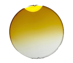 Light Amber Brown Gradient Gold Flash Mirror Lenses