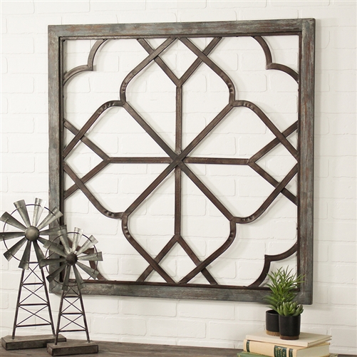 5452 - Belden Oversized Distressed Wall Decor