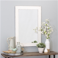 6060 - Morris Wall Mirror - White 36 x 24
