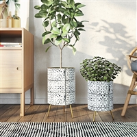 6978 - Bantu Modern Planters (Set of 2)