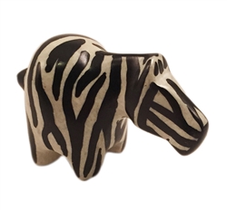 Zebra Soapstone Animal - CAAN1348