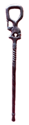 Pole Ebony Wood Walking Stick - CAWS1383