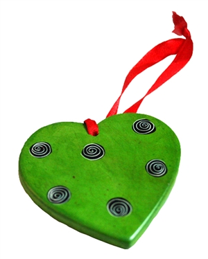 Heart Soapstone Ornament - CHOR1018