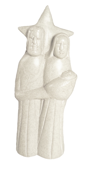 Nativity Soapstone Ornament - CHOR1085