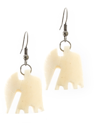 Elephant Cow Bone Earring - JEEA1201