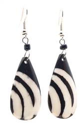 Tear Drop Cow Bone Earring - JEEA1255