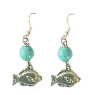 Fish Metal Earring - JEEA1441