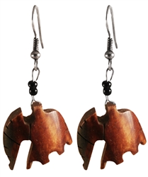 Elephant Cow Bone Earring - JEEA1857