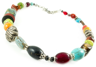 Round Beads Necklace - JENE1640