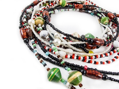Round Beads Necklace - JENE1642