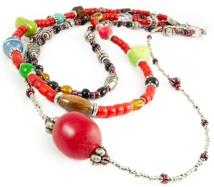 Round Beads Necklace - JENE1643