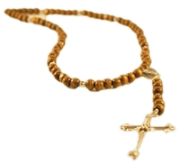 Cross Wood Necklace - JENE1645