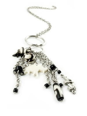 Dangling Cow Bone Necklace - JENE1647