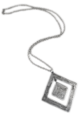 Diamond Metal Necklace - JENE1739