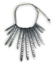 Spikes Metal Necklace - JENE1879