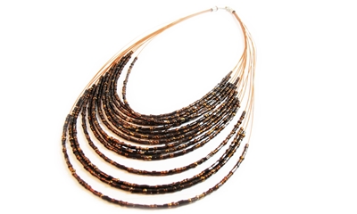 Oval Beads Necklace - JENE1894