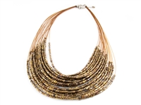 Oval Beads Necklace - JENE1900