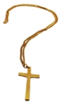 Cross Brass Necklace - JENE1961