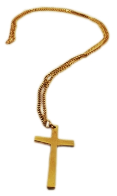 Cross Brass Necklace - JENE1961